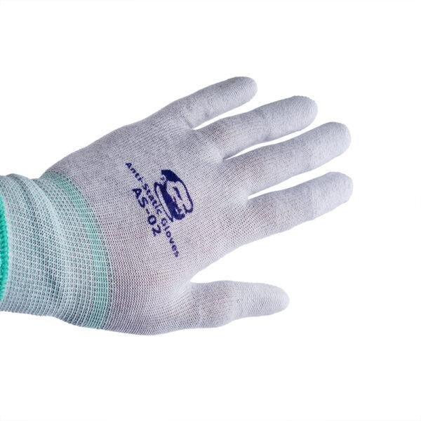 Mechanic AS-02 Carbon Fiber Anti-Static Gloves Elasticity Non-Slip Finger PU coating Carbon Fiber Electronic Work Protective Safety Glove pair at best price online in islamabad rawalpindi lahore peshawar faisalabad karachi hyderabad quetta wah taxila Pakistan