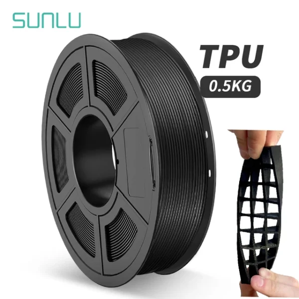 1.75mm sunlu TPU flexible material 95a grade for 3d printer in white black red blue grey transparent clear yellow colors at best price online in islamabad rawalpindi lahore peshawar faisalabad karachi hyderabad quetta wah taxila Pakistan