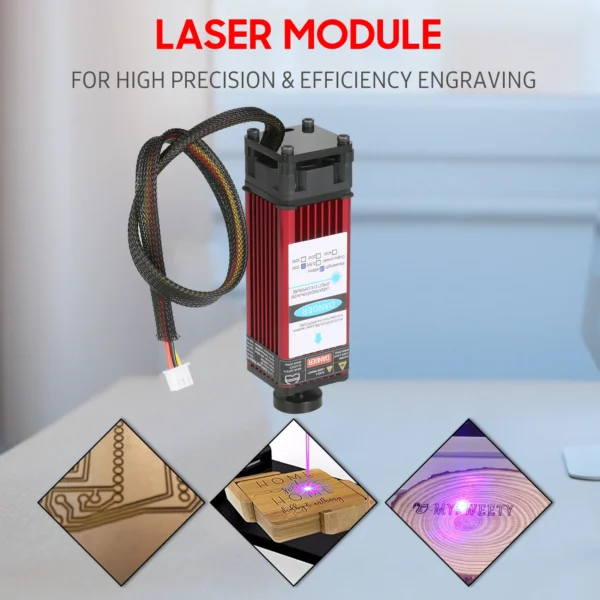 10W/5500mW Laser Module 450nm Laser Engraving Machine Wood Marking Cutting Tool at best price online in islamabad rawalpindi lahore peshawar faisalabad karachi hyderabad quetta wah taxila Pakistan