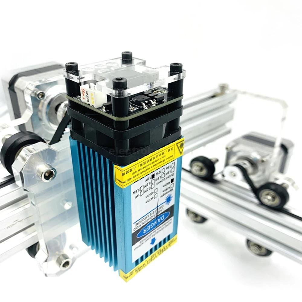 15W 450nm 40mm Laser Module DIY CNC Engraver fixed-focus at best price online in islamabad rawalpindi lahore peshawar faisalabad karachi hyderabad quetta wah taxila Pakistan