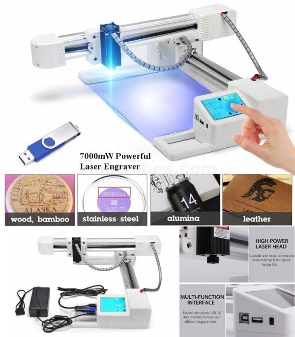 7000mW LASER Engraving Machine Set CNC professional laser marking at best price online in islamabad rawalpindi lahore peshawar faisalabad karachi hyderabad quetta wah taxila Pakistan