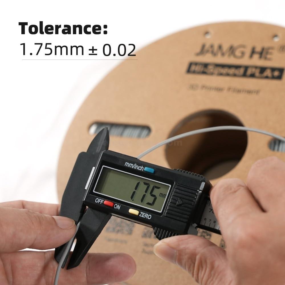 JAMG HE High Speed PLA+ 3D Printer Filament 1.75mm diameter 2.2lb Spool 1KG/Roll in Black, Blue, Red, Green, Grey, Orange, White and Yellow Color at best price online in islamabad rawalpindi lahore karachi multan sukkur skardu peshawar taxila wah gujranwala faisalabad hyderabad quetta pakistan