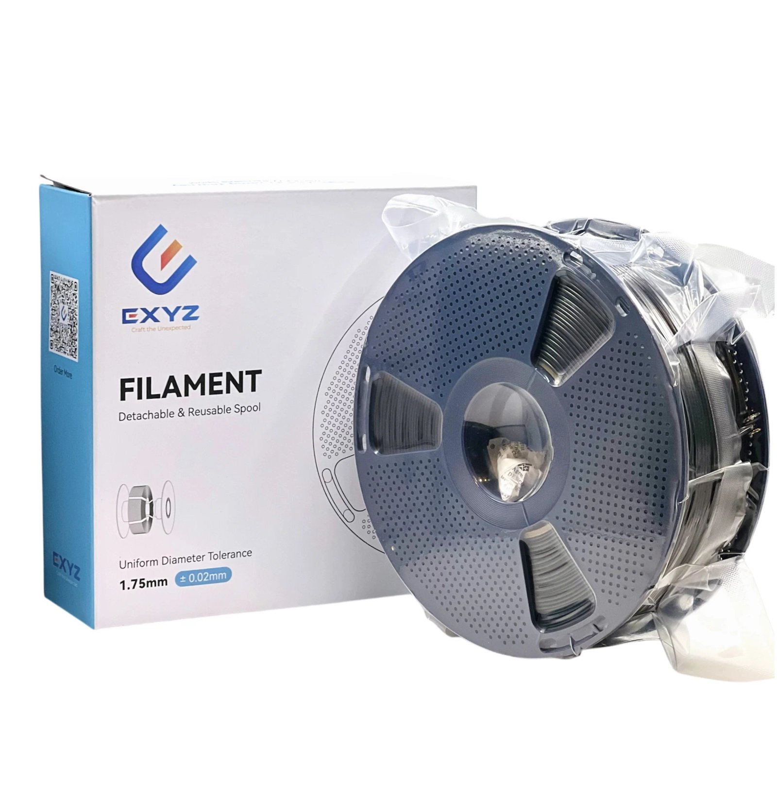 Buy EXYZ PETG PLA PLA+ ABS TPU 1.75mm 3D Printer Filament 1kg/Roll online at best price and delivery in islamabad rawalpindi lahore peshawar faisalabad karachi hyderabad quetta wah taxila multan sialkot mardan Pakistan