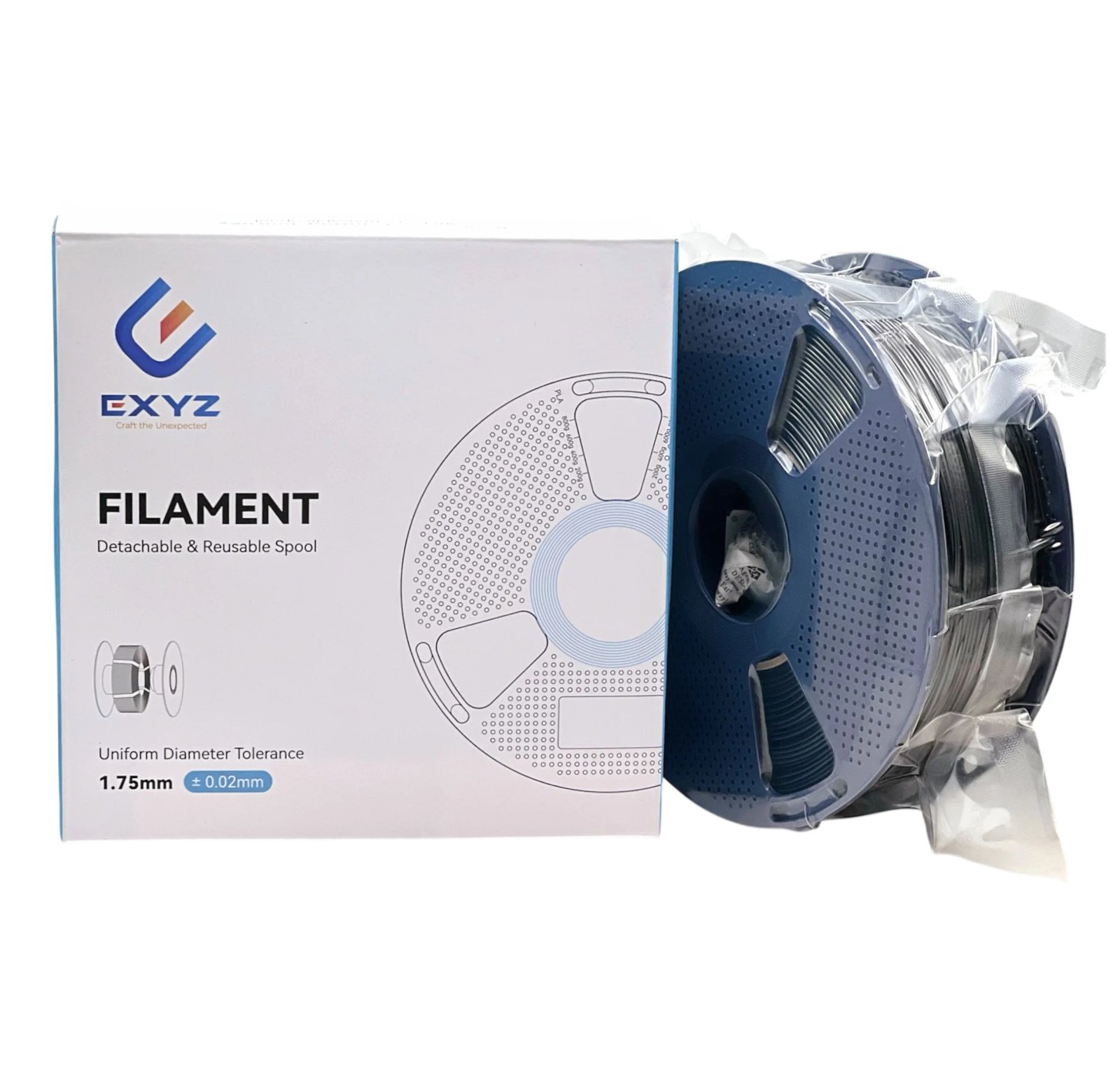 Buy EXYZ PETG PLA PLA+ ABS TPU 1.75mm 3D Printer Filament 1kg/Roll online at best price and delivery in islamabad rawalpindi lahore peshawar faisalabad karachi hyderabad quetta wah taxila multan sialkot mardan Pakistan