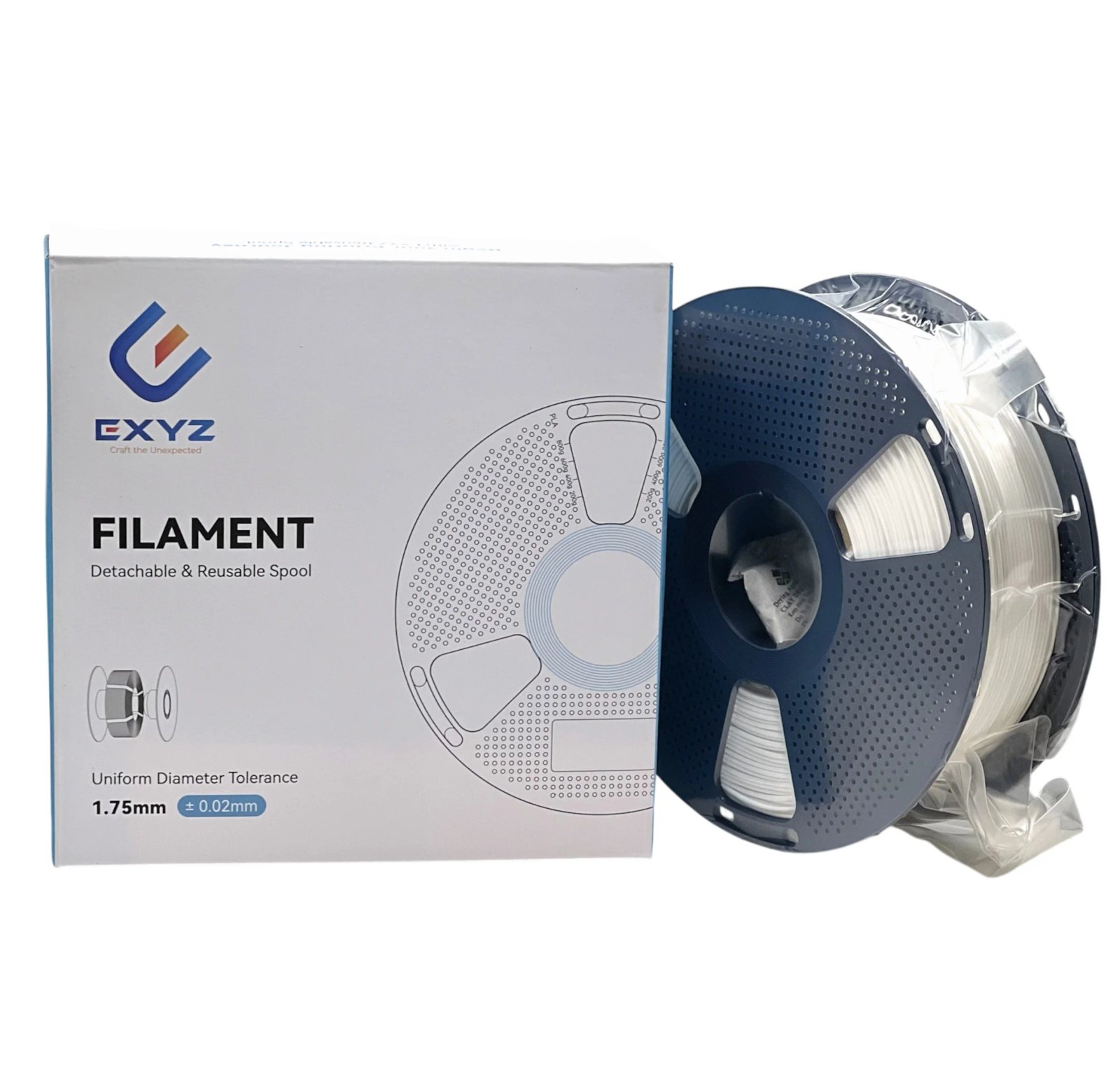 Buy EXYZ PETG PLA PLA+ ABS TPU 1.75mm 3D Printer Filament 1kg/Roll online at best price and delivery in islamabad rawalpindi lahore peshawar faisalabad karachi hyderabad quetta wah taxila multan sialkot mardan Pakistan