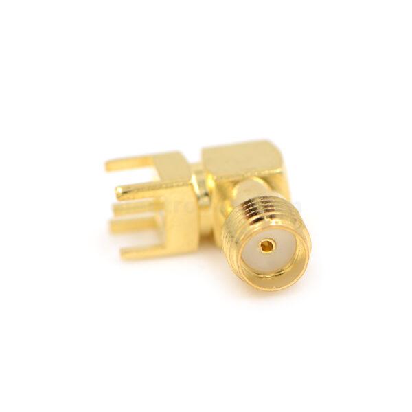 SMA Female Coax RF Right Angle Jack Gold-plated at best price online in islamabad rawalpindi lahore peshawar faisalabad karachi hyderabad quetta wah taxila Pakistan