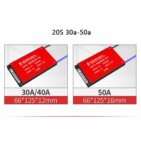 DALY BMS Li-ion 20S 72V 20A 30A 40A 50A 60A BMS Battery Management System for 18650 Lithium ion Battery Pack With Balance Protection PCB Board with over-voltage protection charging module at best price online in islamabad rawalpindi lahore peshawar faisalabad karachi hyderabad quetta wah taxila Pakistan