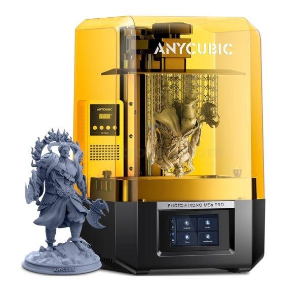 ANYCUBIC Photon Mono M5s Pro Resin 3D Printer 14K HD Mono Chrome LCD 3x High Speed Printing Auto leveling Intelligent Detection Large Printing Volume resin SLA 3d printer at best price online in islamabad rawalpindi lahore peshawar faisalabad karachi hyderabad quetta wah taxila Pakistan