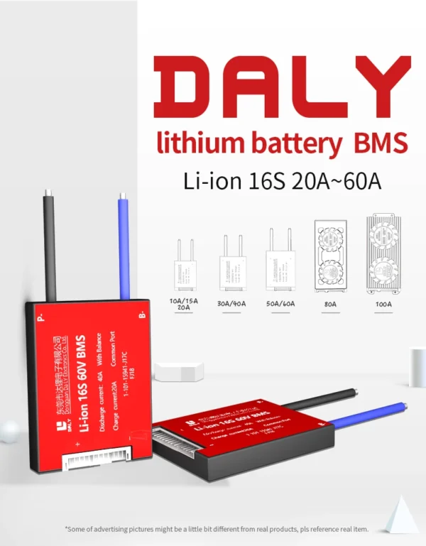 DALY BMS Li-ion 16S 60V 20A 30A 40A 50A 60A BMS Battery Management System for 18650 Lithium ion Battery Pack With Balance Protection PCB Board with over-voltage protection charging module at best price online in islamabad rawalpindi lahore peshawar faisalabad karachi hyderabad quetta wah taxila Pakistan