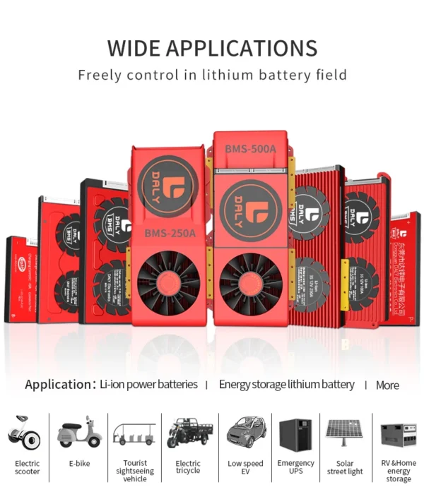 DALY BMS Li-ion 16S 60V 20A 30A 40A 50A 60A BMS Battery Management System for 18650 Lithium ion Battery Pack With Balance Protection PCB Board with over-voltage protection charging module at best price online in islamabad rawalpindi lahore peshawar faisalabad karachi hyderabad quetta wah taxila Pakistan