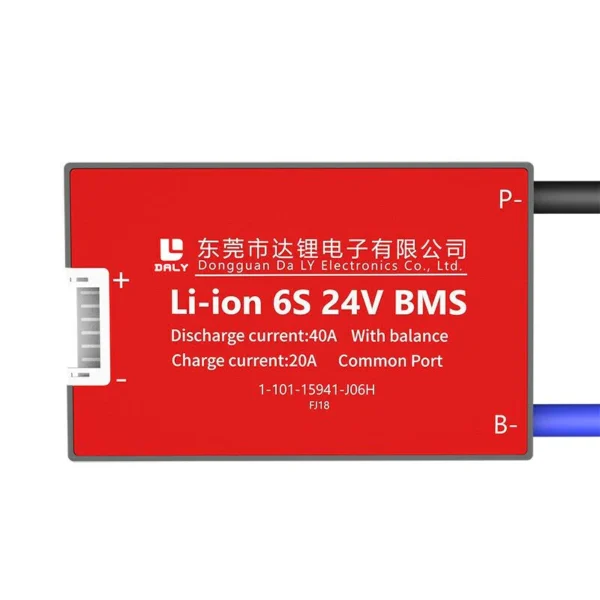 DALY BMS Li-ion 6S 24V 40A BMS Battery Management System for 18650 Lithium ion Battery Pack With Balance Protection PCB Board with over-voltage protection charging module at best price online in islamabad rawalpindi lahore peshawar faisalabad karachi hyderabad quetta wah taxila Pakistan