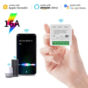 16A Mini Smart WiFi Switch DIY Switch Supports 2 Way Control, Smart Home Automation Module, No Hub Required, Compatible with Alexa Google Home Smart Life App at best price online in islamabad rawalpindi lahore peshawar faisalabad karachi hyderabad quetta wah taxila Pakistan