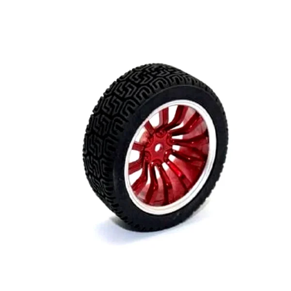 65mm Rubber Car Wheel RC Model Tire 3/4/5/6mm Brass Coupling Hex Copper Connection, Arduino DIY Robot Car Chassis Kit at best price online in islamabad rawalpindi lahore peshawar faisalabad karachi hyderabad quetta wah taxila Pakistan