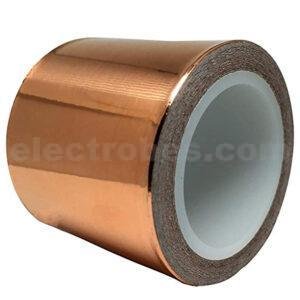 75mm X 10 meters 3 inch Conductive Copper Foil single sided adhesive Tape at best price online in islamabad rawalpindi lahore peshawar faisalabad karachi hyderabad quetta wah taxila Pakistan