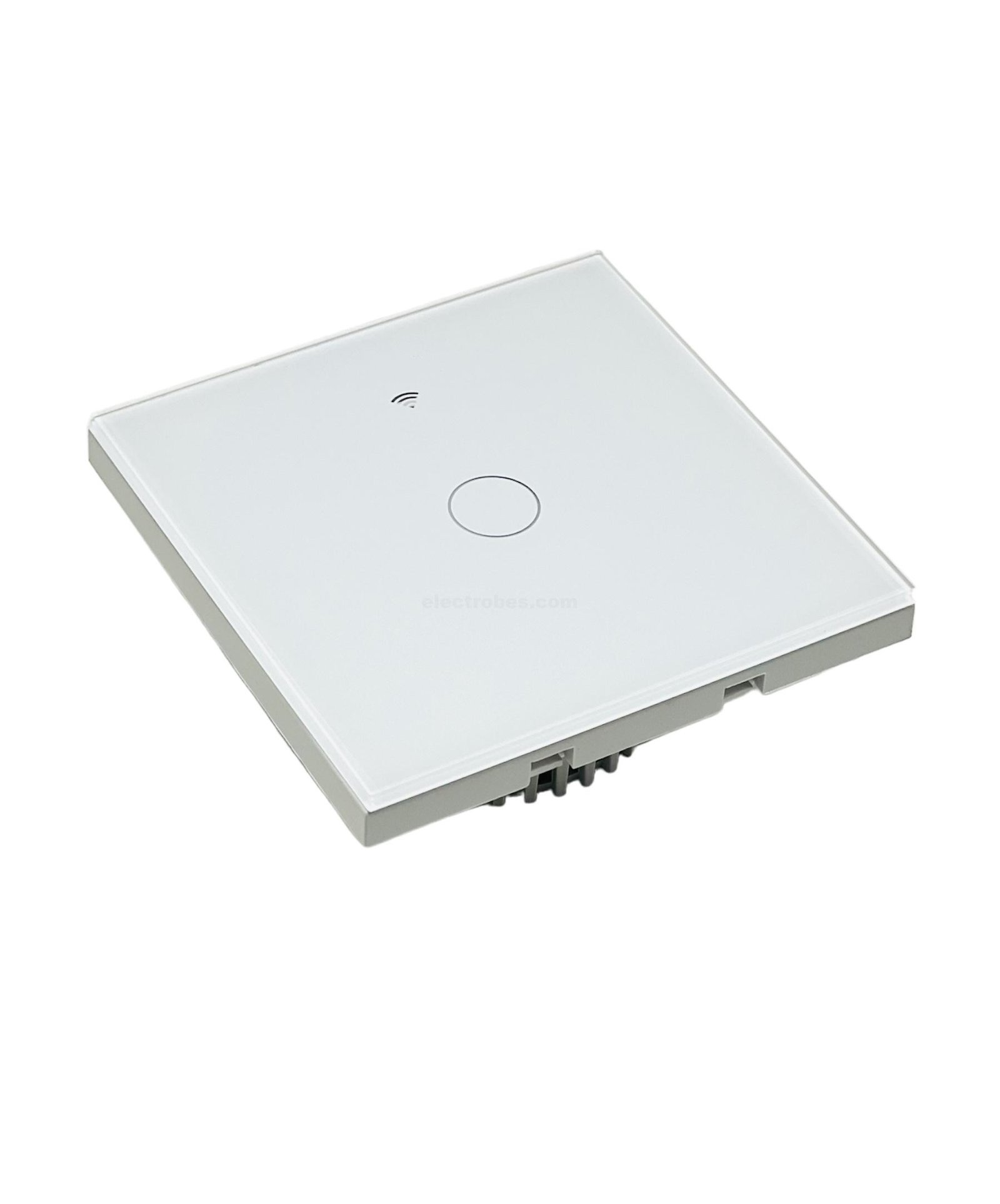 1-Gang Smart Home WiFi Switch Mobile APP Controlled Wall Mount Touch Switch EU Type 100-240V With tempered glass in black white gold color at best price online in islamabad rawalpindi lahore peshawar faisalabad karachi hyderabad quetta wah taxila Pakistan