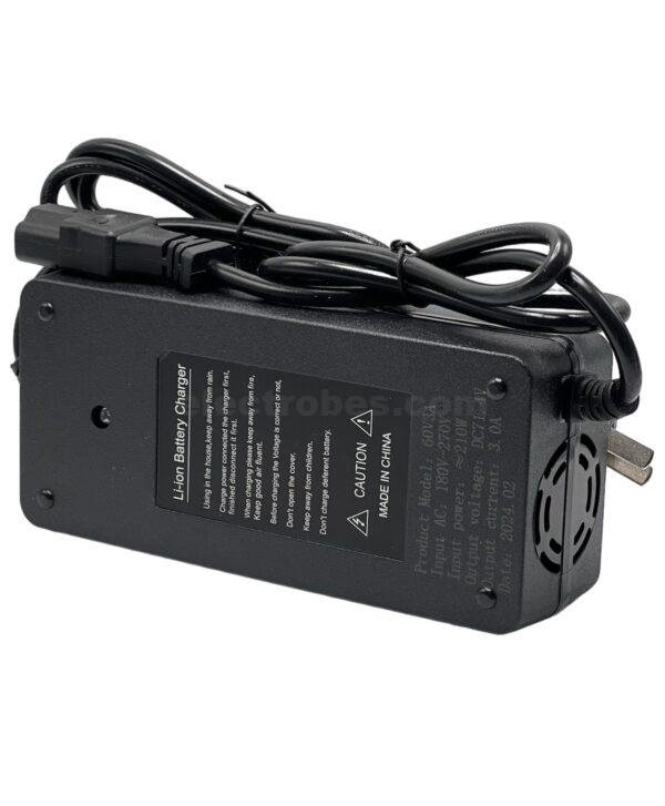 60V-74V 48V 210W 3A Li-ion Lifepo4 Lead Acid battery for E-bike electric scooter in battery charger adapter in Pakistan