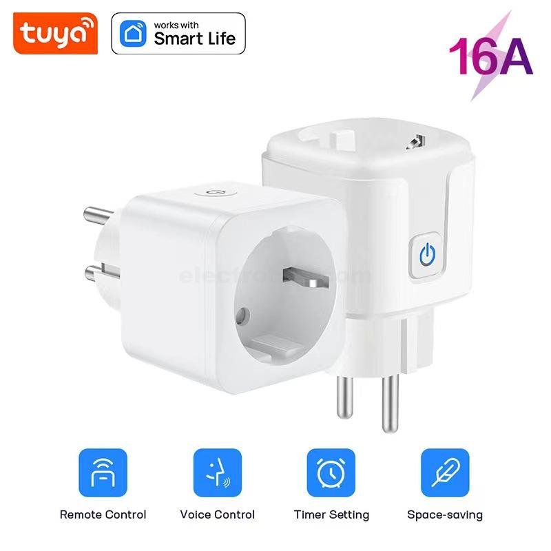 16A Smart WiFi Control Switch DIY Switch Supports 2 Way Control, Smart Home Automation Module, No Hub Required, Compatible with Alexa Google Home Smart Life App
