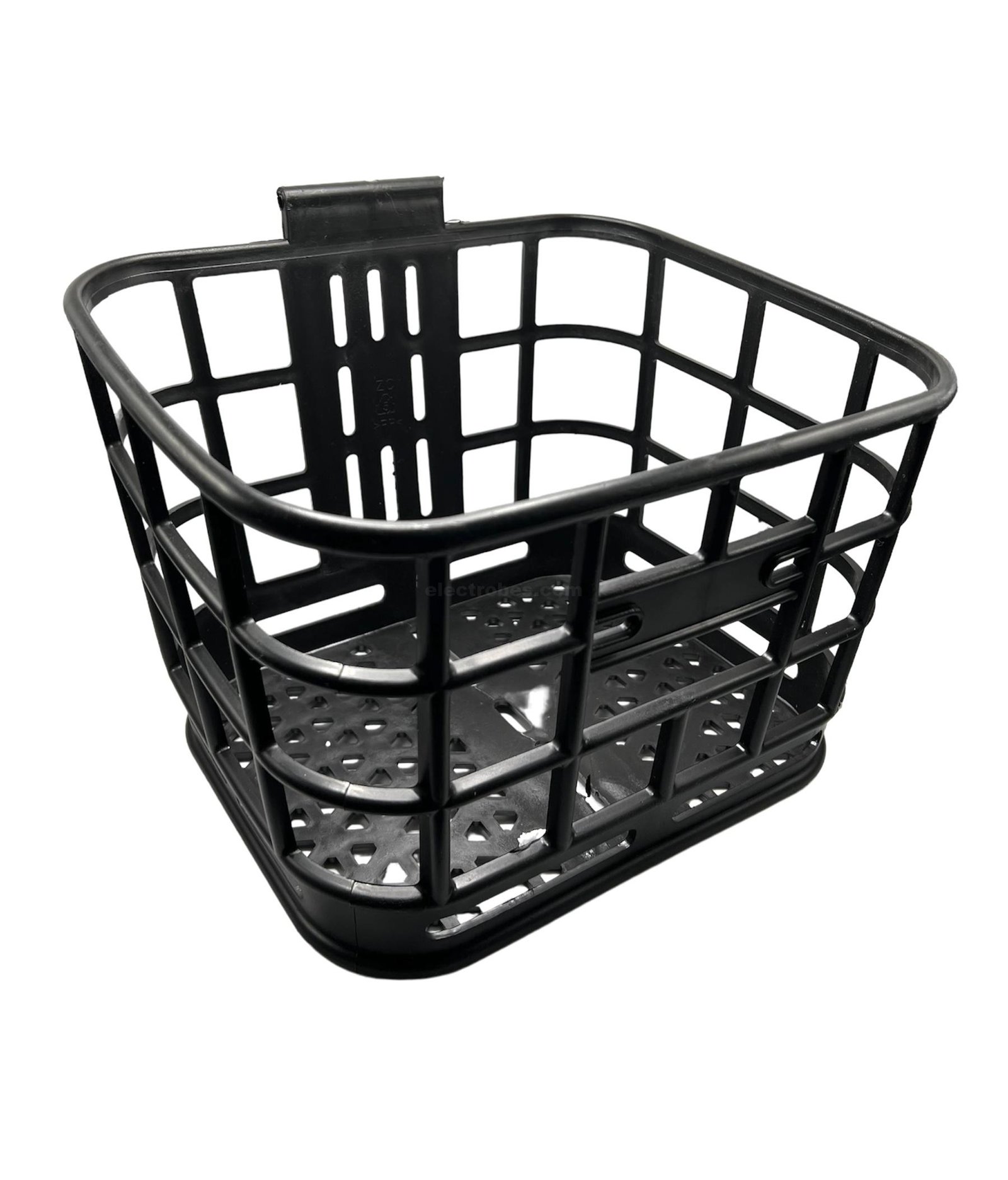 ABS Plastic black color electric bike e-bike front basket, carrier items keeper at best price online in islamabad rawalpindi lahore peshawar faisalabad karachi hyderabad quetta wah taxila Pakistan