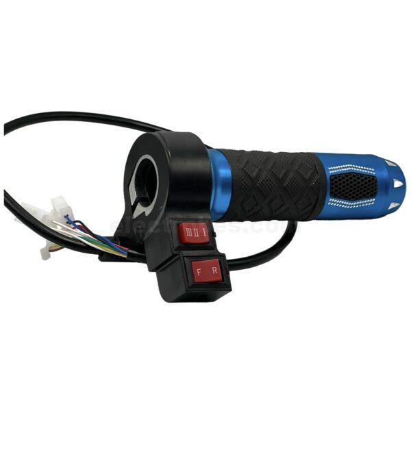 12V 24V 48V 60V 72V Blue Throttle handle bar with switches and wires set for electric bike e-bike at best price online in islamabad rawalpindi lahore karachi multan sukkur skardu peshawar taxila wah gujranwala faisalabad hyderabad quetta pakistan