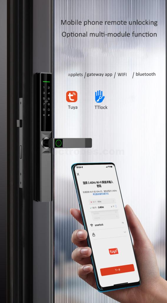 S610 Waterproof Smart Handle Door Automatic Lock in Pakistan