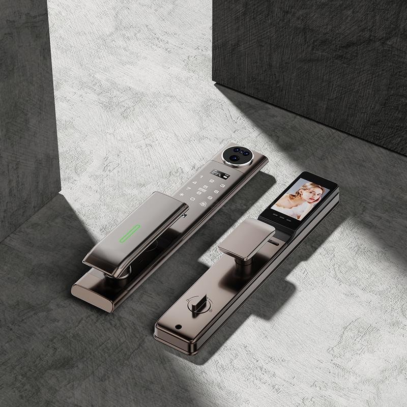 Smart Door Lock High Security S923 MAX with 3D Face Recognition, Intercom Camera Intelligent Door Lock Fingerprint Password Keyless Entry Door Lock XHOME WiFi Mobile APP security locking system at best price online in islamabad rawalpindi lahore peshawar faisalabad karachi hyderabad quetta wah taxila Pakistan