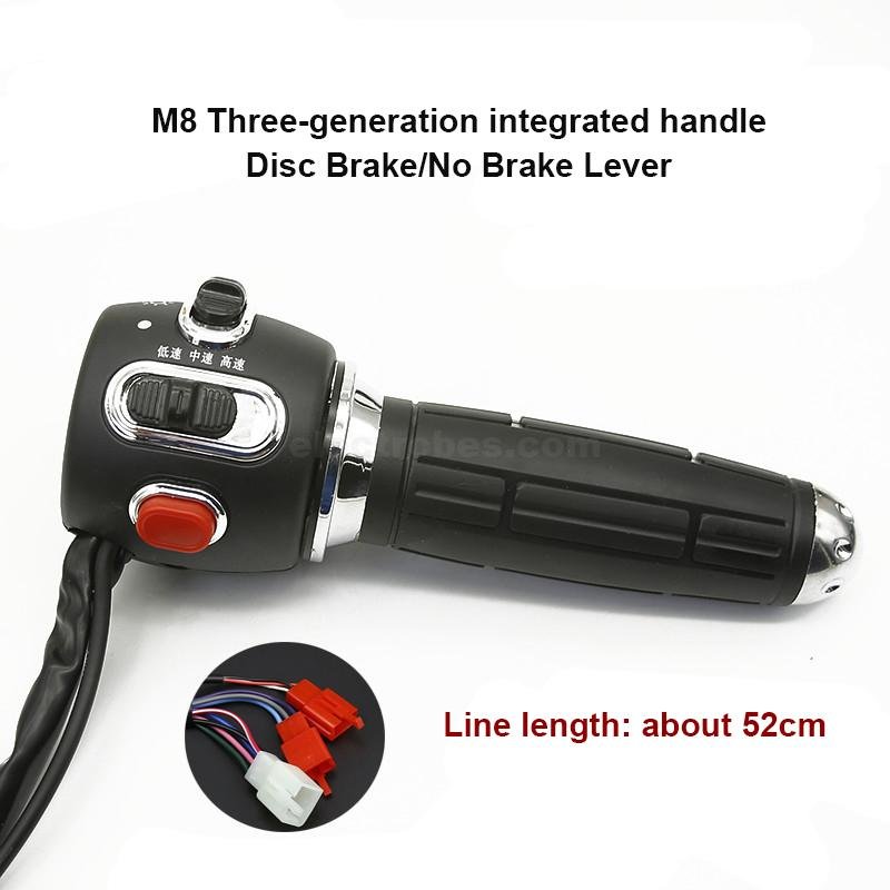 Variable Speed Electric Bike twist throttle handle with switches and brake lever for E-Bike, Scooters, Motorcycles, Tricycle, Rickshaw, ATV etc at best price online in islamabad rawalpindi lahore peshawar faisalabad karachi hyderabad quetta wah taxila Pakistan