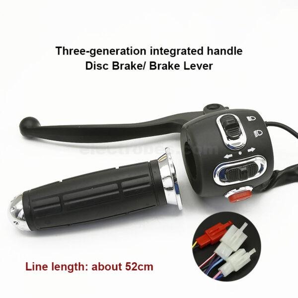Variable Speed Electric Bike twist throttle handle with switches and brake lever for E-Bike, Scooters, Motorcycles, Tricycle, Rickshaw, ATV etc at best price online in islamabad rawalpindi lahore peshawar faisalabad karachi hyderabad quetta wah taxila Pakistan