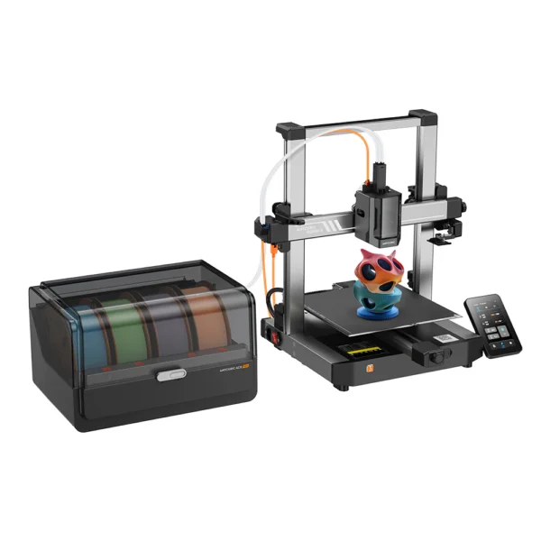 Anycubic Kobra 3 Combo 3D Printer, Multi-Color 3D Printer 4 Colors, Max 600mms Print Speed with ACE Pro Sealed Storage Keep Filament Dry, Print Smooth Ideal for All Skill Levels at best price online in islamabad rawalpindi lahore peshawar faisalabad karachi hyderabad quetta wah taxila Pakistan