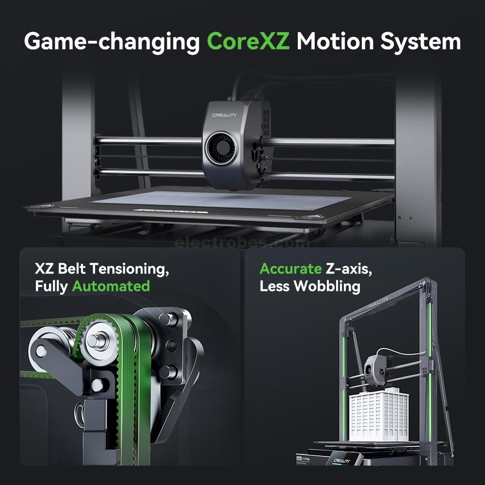 Official Creality Ender 3 V3 Plus 3D Printer with 600mm/s Printing Speed, Upgraded with Core XZ Motion System Clog-Free Extrusion 60W 300℃ Hotend Heater Auto Leveling Printing 300*300*330mm build volume at best price online in islamabad rawalpindi lahore peshawar faisalabad karachi hyderabad quetta wah taxila Pakistan