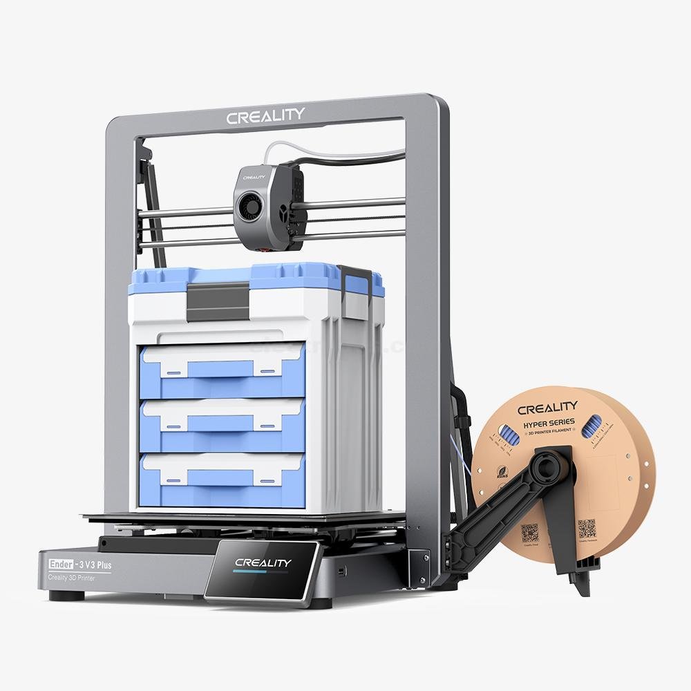 Official Creality Ender 3 V3 Plus 3D Printer with 600mm/s Printing Speed, Upgraded with Core XZ Motion System Clog-Free Extrusion 60W 300℃ Hotend Heater Auto Leveling Printing 300*300*330mm build volume at best price online in islamabad rawalpindi lahore peshawar faisalabad karachi hyderabad quetta wah taxila Pakistan