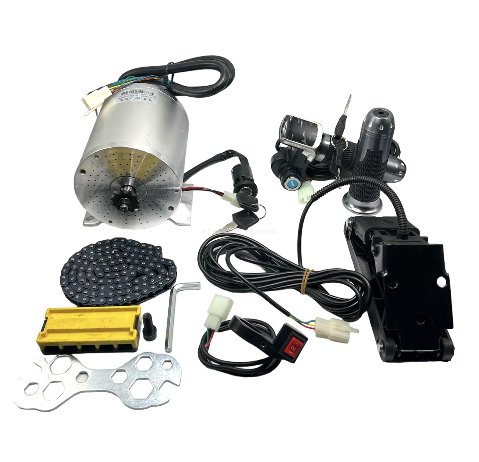 48V 5200rpm 2000W Electric Brushless DC Motor with Controller, Pedal and Throttle Kit for Go Karts E-Bike Electric Throttle Motorcycle Scooter at best price online in islamabad rawalpindi lahore peshawar faisalabad karachi hyderabad quetta wah taxila Pakistan