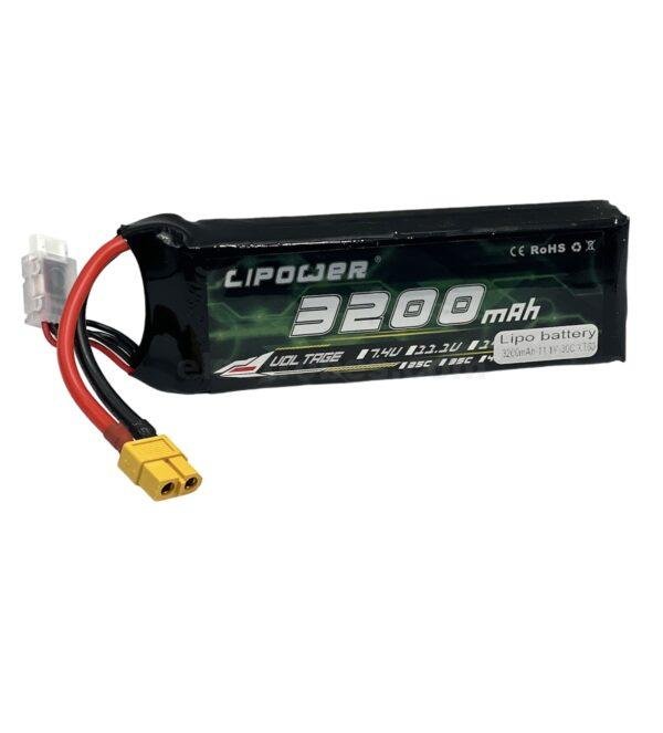 3s 11.1V-12v 3 cell 25C 30C 3200mah lipo battery pack with XT-60 connector for quadcopter drone at best price online in islamabad rawalpindi lahore peshawar faisalabad karachi hyderabad quetta wah taxila Pakistan