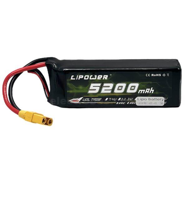 4s 14.8V 4 cell 25C 30C 40C 5200mah lipo battery pack with XT-90 connector for quadcopter drone at best price online in islamabad rawalpindi lahore peshawar faisalabad karachi hyderabad quetta wah taxila Pakistan