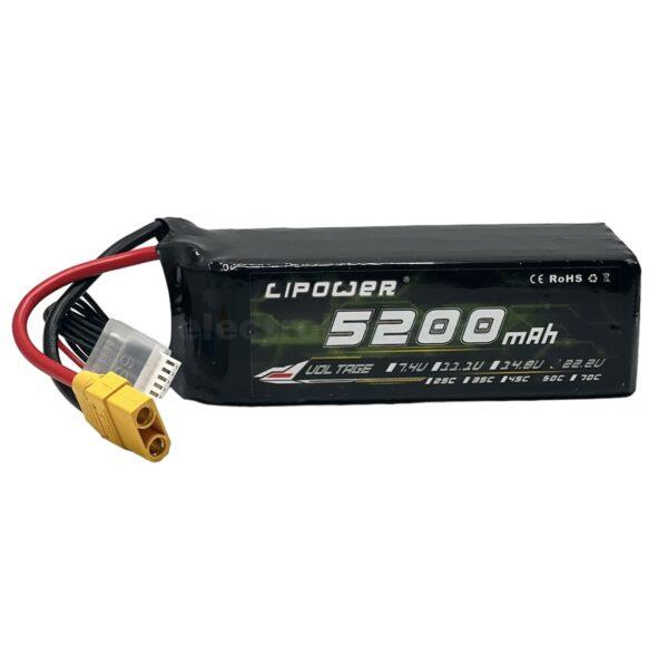 6s 22.2V 6 cell 25C 30C 40C 5200mah lipo battery pack with XT-90 connector for quadcopter drone at best price online in islamabad rawalpindi lahore peshawar faisalabad karachi hyderabad quetta wah taxila Pakistan