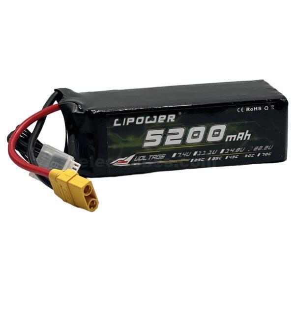 6s 22.2V 6 cell 25C 30C 40C 5200mah lipo battery pack with XT-90 connector for quadcopter drone at best price online in islamabad rawalpindi lahore peshawar faisalabad karachi hyderabad quetta wah taxila Pakistan