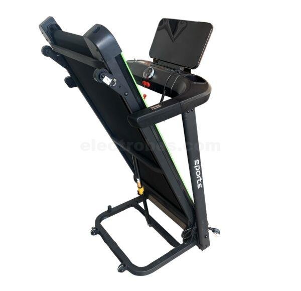 Foldable Portable Walking Treadmill Machine, S9 series new Treadmill for Home Use with Hydraulic Automatic Folding/ Unfolding system and big display screen with safety and health monitor at best price online in islamabad rawalpindi lahore peshawar faisalabad karachi hyderabad quetta wah taxila Pakistan