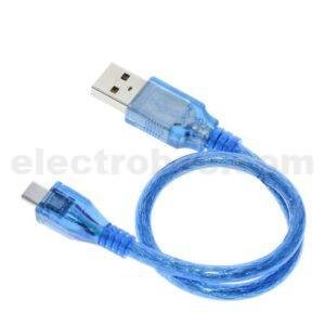 USB mini type B USB cable for arduino leonardo esp8266 esp32 esp32cam programming cable at best price online in islamabad rawalpindi lahore peshawar faisalabad karachi hyderabad quetta wah taxila Pakistan