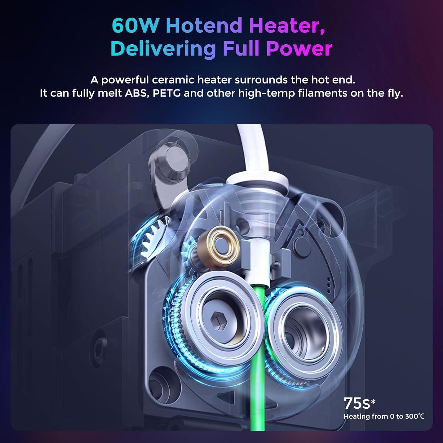 Official Creality Ender 3 V3 3D Printer with 600mm/s Printing Speed, Upgraded with Core XZ Motion System Clog-Free Extrusion 60W 300℃ Hotend Heater Auto Leveling Printing 220*220*250mm build volume at best price online in islamabad rawalpindi lahore peshawar faisalabad karachi hyderabad quetta wah taxila Pakistan