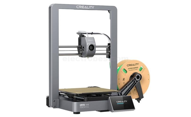 Official Creality Ender 3 V3 3D Printer with 600mm/s Printing Speed, Upgraded with Core XZ Motion System Clog-Free Extrusion 60W 300℃ Hotend Heater Auto Leveling Printing 220*220*250mm build volume at best price online in islamabad rawalpindi lahore peshawar faisalabad karachi hyderabad quetta wah taxila Pakistan