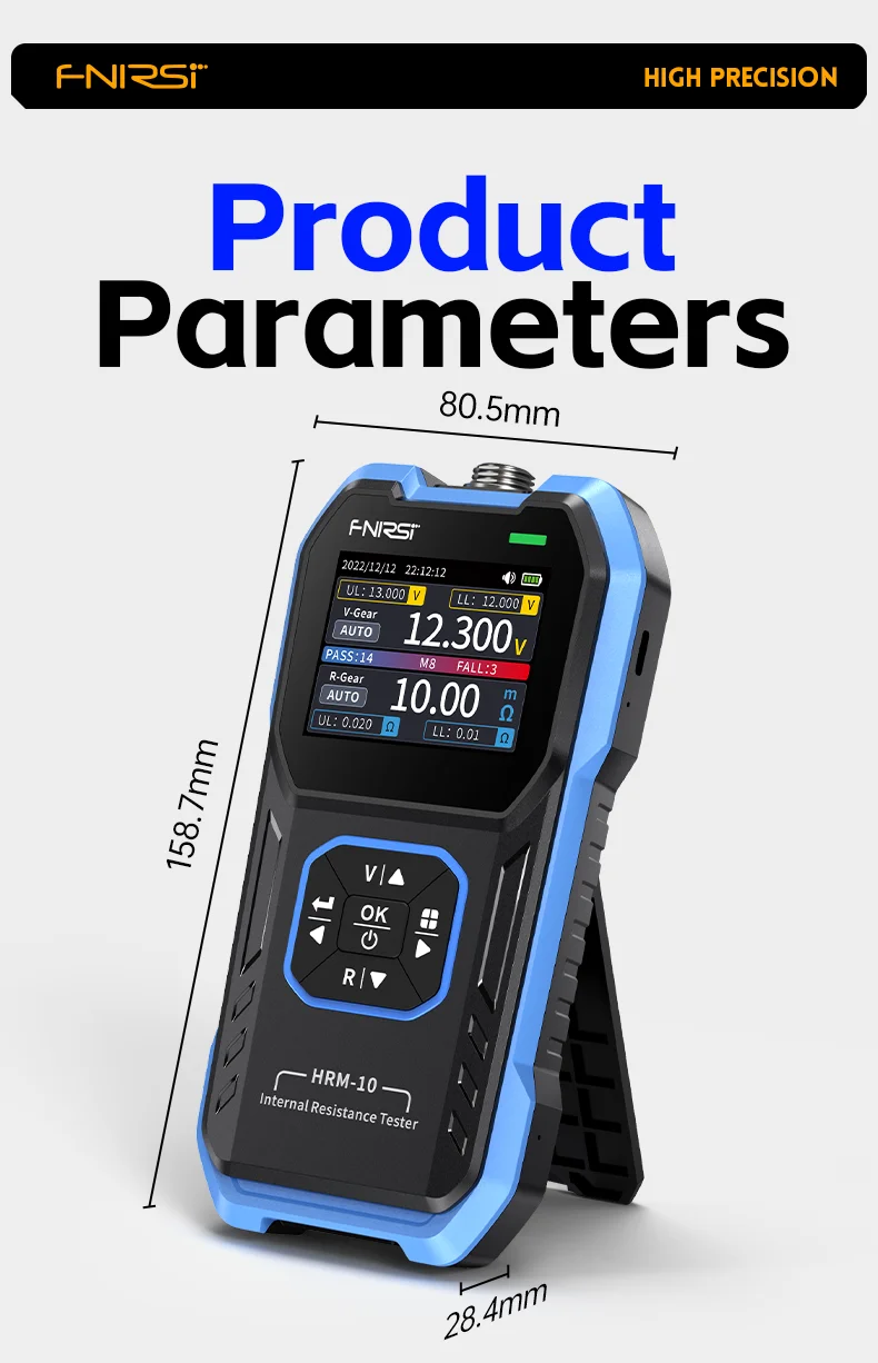 Buy TOOLTOP Battery Internal Resistance Tester, 4 Wire Kelvin Test, Lead Acid Lithium Nickel Cadmium Battery Tool, IR502 ±120V 500Ω online at best price and delivery in islamabad rawalpindi lahore peshawar faisalabad karachi hyderabad quetta wah taxila multan sialkot mardan Pakistan 
