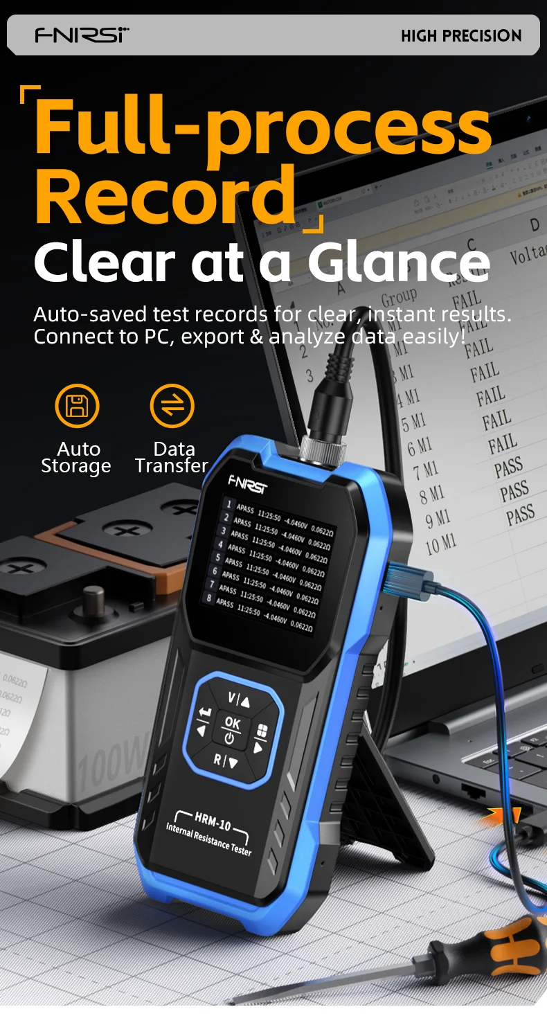 Buy TOOLTOP Battery Internal Resistance Tester, 4 Wire Kelvin Test, Lead Acid Lithium Nickel Cadmium Battery Tool, IR502 ±120V 500Ω online at best price and delivery in islamabad rawalpindi lahore peshawar faisalabad karachi hyderabad quetta wah taxila multan sialkot mardan Pakistan 