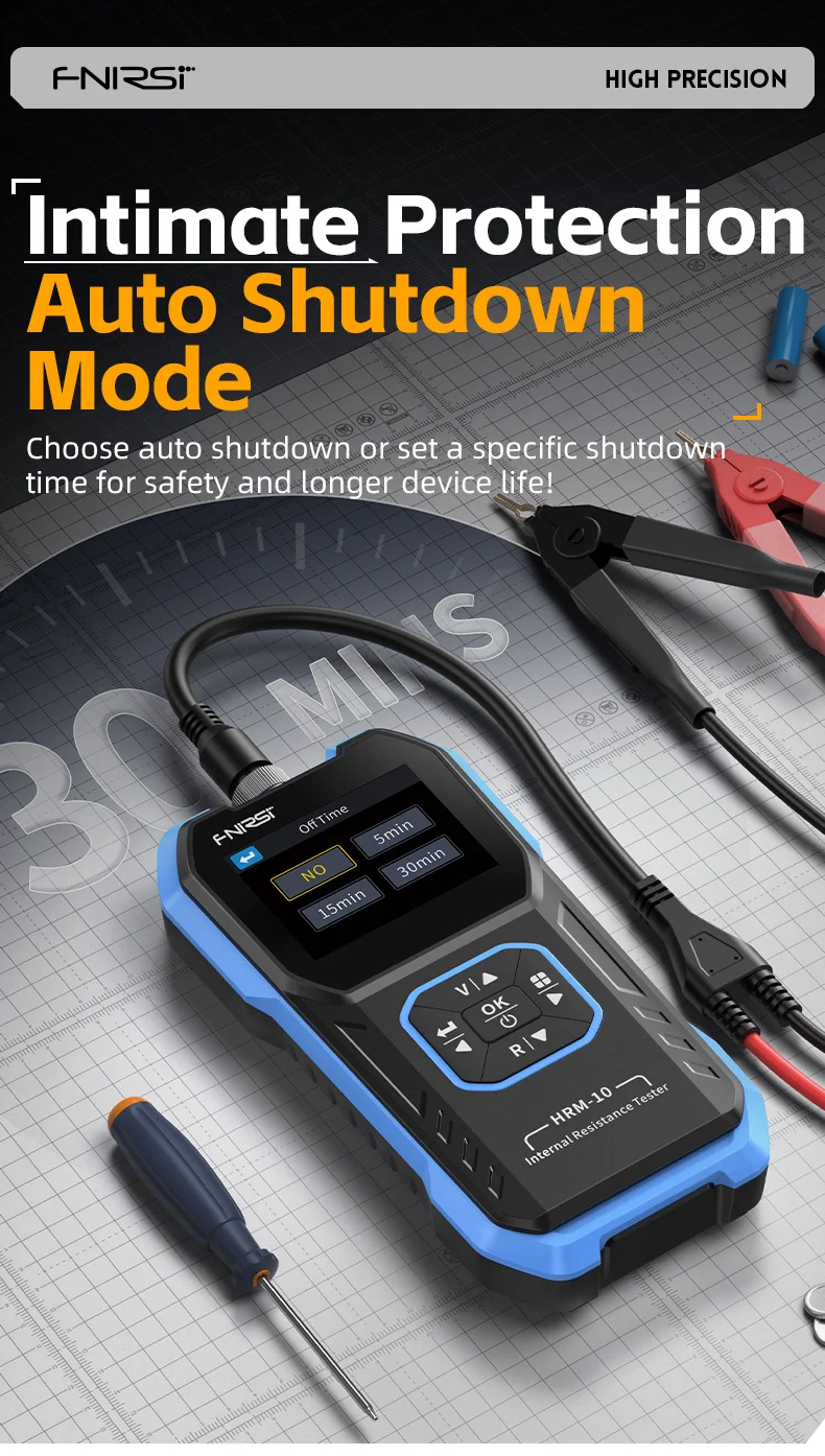 Buy TOOLTOP Battery Internal Resistance Tester, 4 Wire Kelvin Test, Lead Acid Lithium Nickel Cadmium Battery Tool, IR502 ±120V 500Ω online at best price and delivery in islamabad rawalpindi lahore peshawar faisalabad karachi hyderabad quetta wah taxila multan sialkot mardan Pakistan 