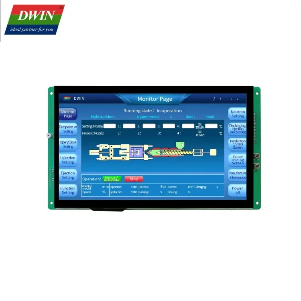 10.1 Inch HMI LCD Display Module DMG10600C101_04W (Commercial Grade) UART Serial interface touch screen display for arduino raspberry pi stm32 boards at best price online in islamabad rawalpindi lahore peshawar faisalabad karachi hyderabad quetta wah taxila Pakistan