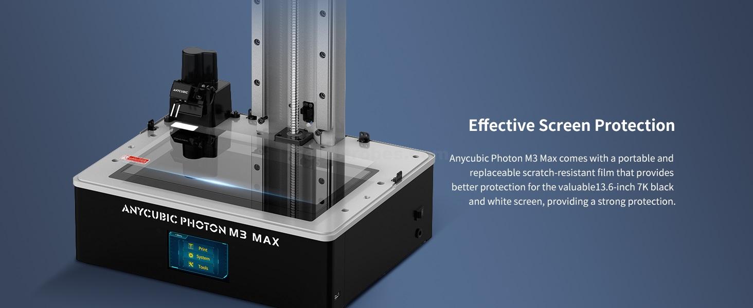 ANYCUBIC Photon M3 Max Resin 3D Printer, 13.6'' 7K UV LCD 3D Printer, Automatic Feeding Resin, Fast Printing, High Precision, large Printing Size resin 3d printing at best price online in islamabad rawalpindi lahore peshawar faisalabad karachi hyderabad quetta wah taxila Pakistan