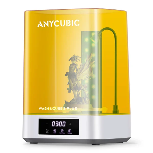 ANYCUBIC Wash and Cure 3 Plus with Gooseneck Illumination Dual Layer and IPA Saving for Photon M5/M5s/X2/X 6Ks/Halot-Mage/Mage pro/March 4/Saturn Series LCD/SLA/DLP 3D Printer 228x128x260mm at best price online in islamabad rawalpindi lahore peshawar faisalabad karachi hyderabad quetta wah taxila Pakistan