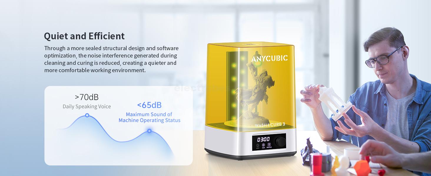 ANYCUBIC Wash and Cure 3.0 Newest Upgrade Volume 2 in 1 Wash and Cure Station for Mars Photon Mono 4K 2 LCD SLA DLP 3D Printer with Gooseneck Lights at best price online in islamabad rawalpindi lahore peshawar faisalabad karachi hyderabad quetta wah taxila Pakistan