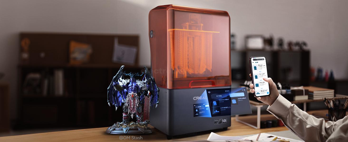 Creality Resin 3D Printer Halot Mage S 14K, with 10.1 in LCD MSLA Monochrome, 4X High Speed Printing for 150mm Speed, UV Resin Photocuring Printer at best price online in islamabad rawalpindi lahore peshawar faisalabad karachi hyderabad quetta wah taxila Pakistan