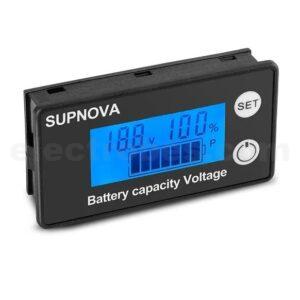 Supnova Battery Capacity Voltage Indicator Monitor battery level indicator for E-bike, UPS li-ion, lifepo4, lead acid battery at best price online in islamabad rawalpindi lahore peshawar faisalabad karachi hyderabad quetta wah taxila Pakistan