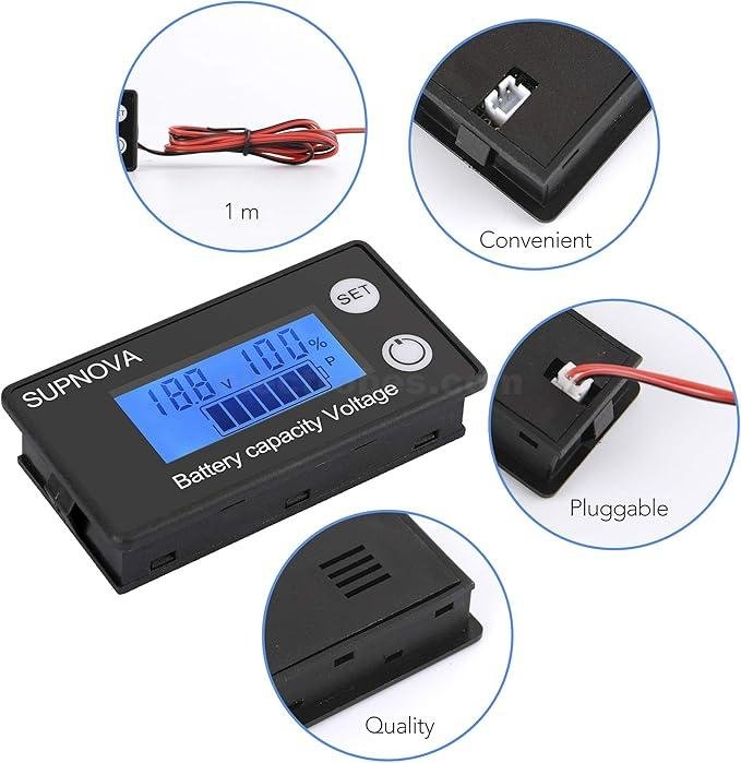 Supnova Battery Capacity Voltage Indicator Monitor at best price online in islamabad rawalpindi lahore peshawar faisalabad karachi hyderabad quetta wah taxila Pakistan