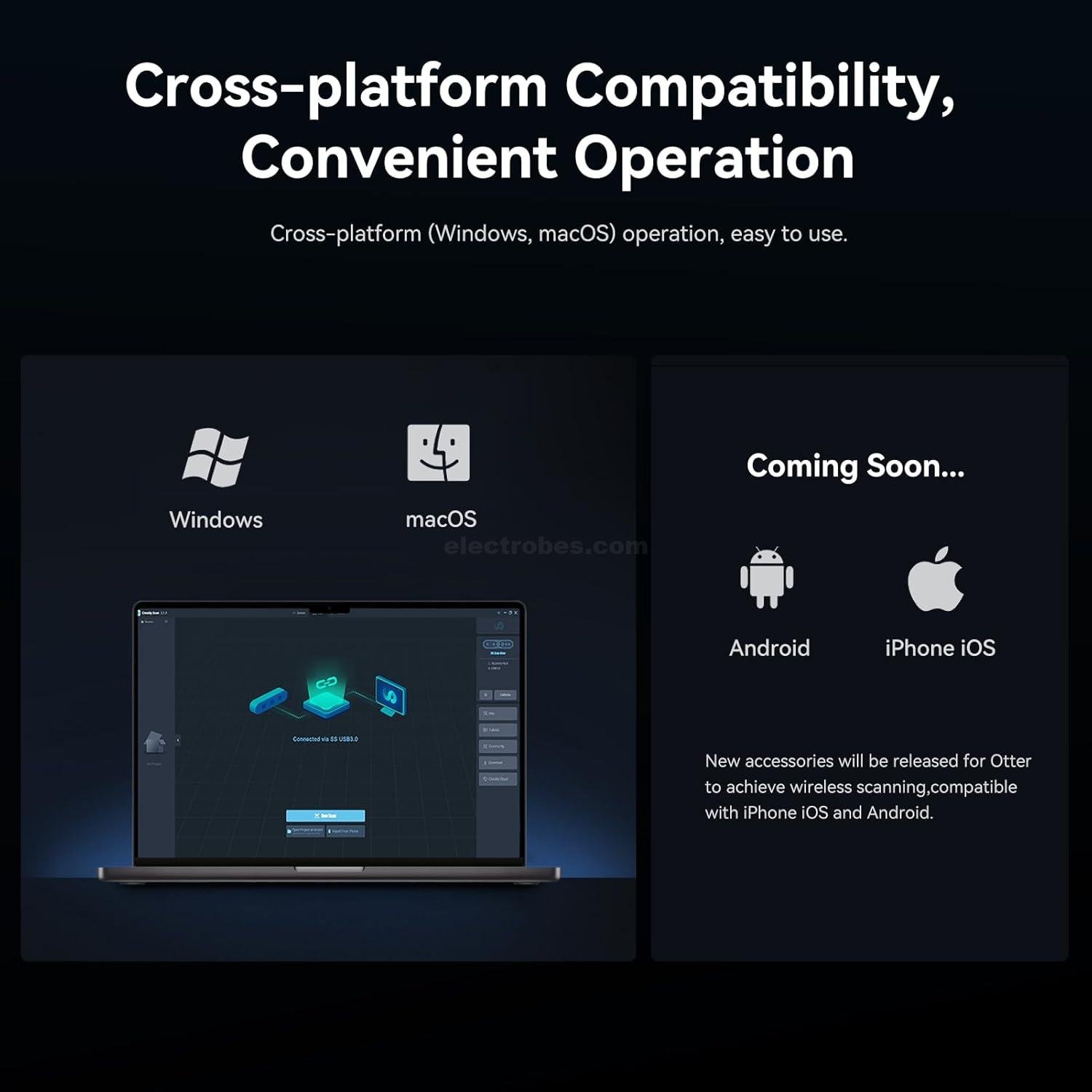 Creality CR-Scan Otter 3D Scanner for 3D Printing, Handheld 3D Printer Scanner with 20FPS, 0.02mm Accuracy, 4-lens Stereo Vision, 10-2000mm Range, Anti-shaking, Full-Color Scanning, Scan Black/Metal Objects at best price online in islamabad rawalpindi lahore peshawar faisalabad karachi hyderabad quetta wah taxila Pakistan